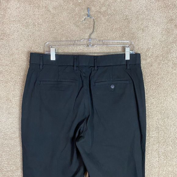 Everlane Performance Chino Pants Mens 32 x 30 Black Uniform Athletic Fit NEW - Picture 12 of 13